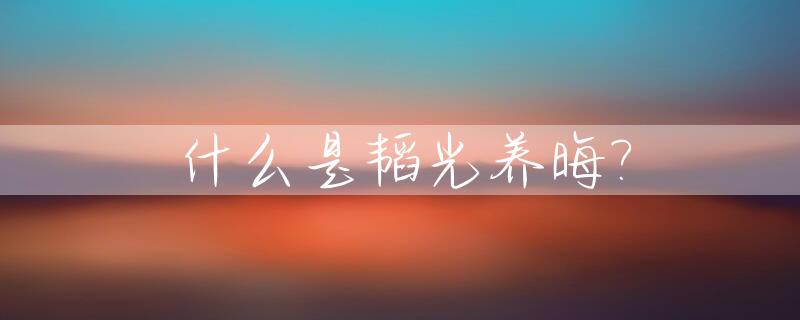 什么是韬光养晦?_什么叫韬光养晦